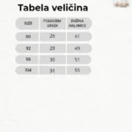 Nežna bela haljinica sa bež detaljima - Slika 4