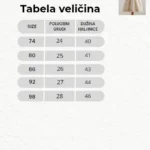 Bež haljinica na prugice sa cvetnim detaljima i Petar Pan kragnom - Slika 6